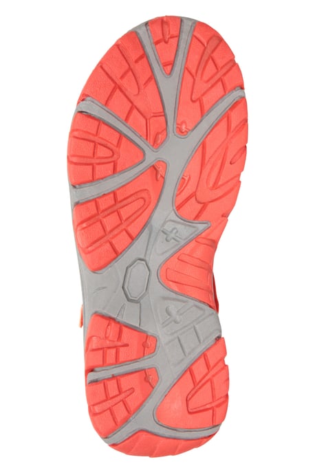 'Tide' Kids Sandals with Rubber Outsole Quick Dry Summer Shoes Orange - Image 5