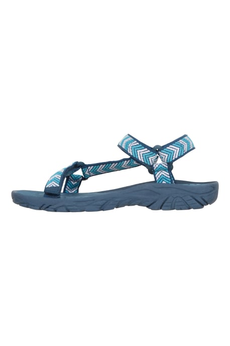'Tide' Kids Sandals with Rubber Outsole Quick Dry Summer Shoes Blue - Image 4