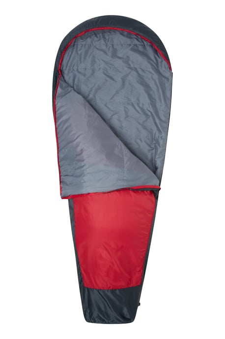 'Traveller 50' Sleeping Bag Mummy Shape Windproof Breathable Camping Accessory Red - Image 2