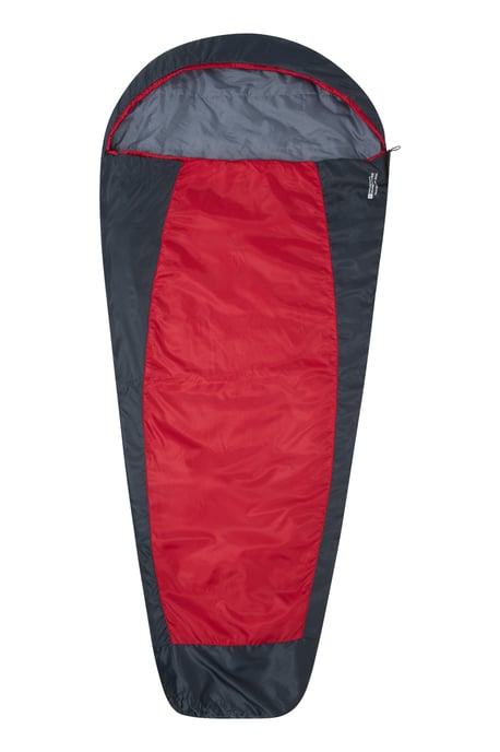 'Traveller 50' Sleeping Bag Mummy Shape Windproof Breathable Camping Accessory Red - Image 3