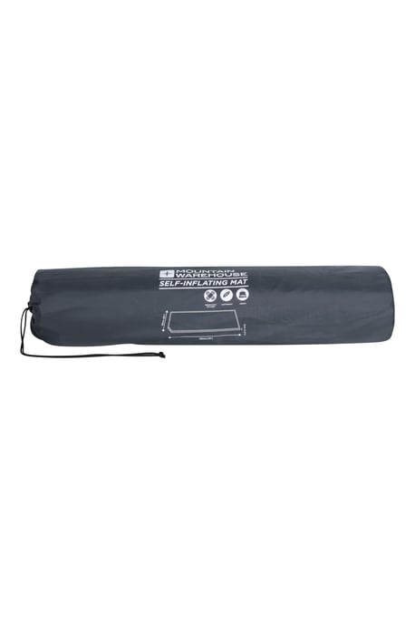 'Adventure' Self Inflating Mat Insulated Water Resistant Camping Backpacking Bed Grey - Image 6