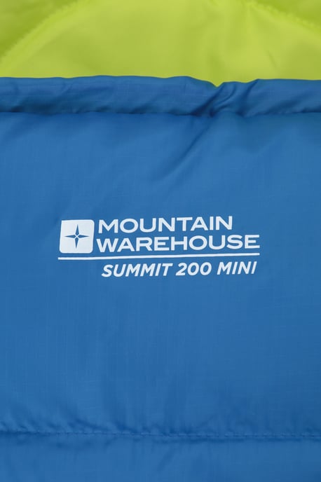 'Summit' Mini Square Sleeping Bag Envelope Shape Summer Camping Accessory Blue/Navy - Image 5