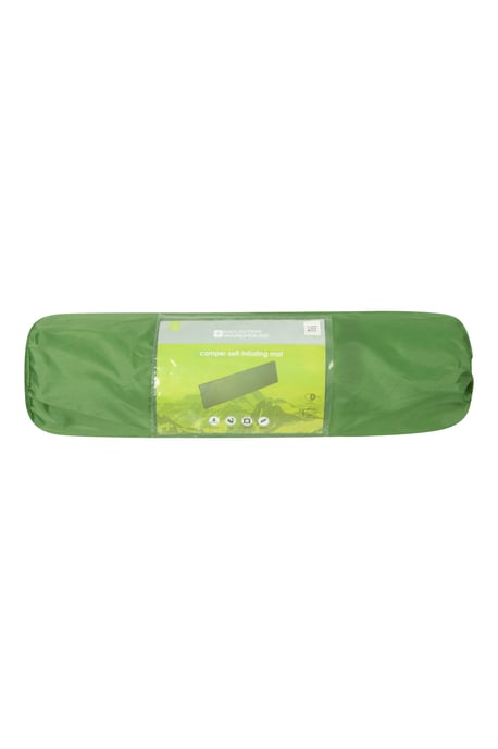 'Camper' Self Inflating Mat Insulated Water Resistant Camping Backpacking Bed Green - Image 3