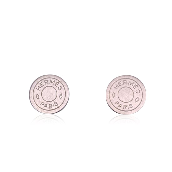 Hermes Metal Earrings Clou de Selle - Image 1
