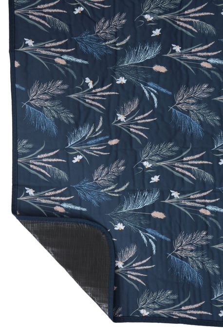 Water Resistant Picnic Mat with Carry Handle Camping Hiking Outdoors Rug Dark Blue - Image 6