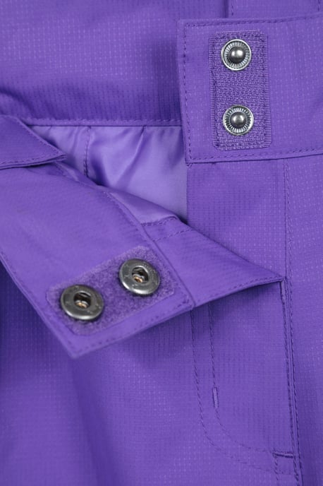 'Honey' Kids Snow Pants Snow Proof Warm Elasticated Waist Winter Ski Trousers Purple - Image 5