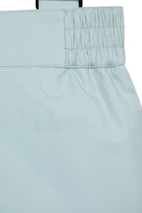 'Honey' Kids Snow Pants Snow Proof Warm Elasticated Waist Winter Ski Trousers Pale Green - Image 6