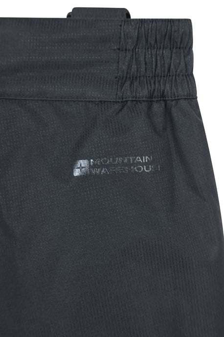 'Raptor' Kids Snow Pants Warm Snow Proof Elastic Waistband Winter Ski Trousers Black - Image 6