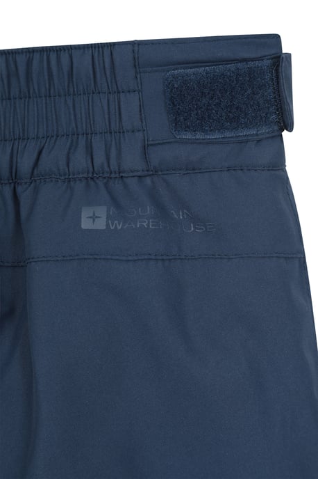 'Falcon Extreme' Kids Ski Pants Waterproof Warm Elastic Waist Winter Trouser Dark Blue - Image 6