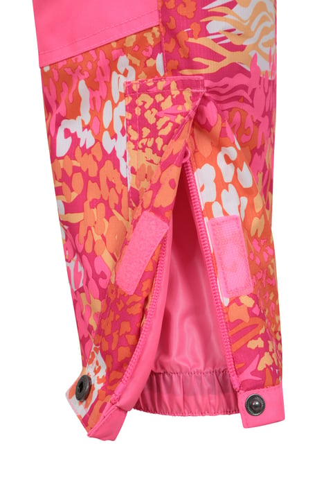 'Honey' Kids Snow Pants Snow Proof Warm Elasticated Waist Winter Ski Trousers Orange - Image 6