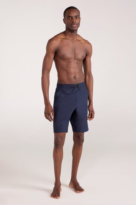 'Ocean' Men's Boardshorts with Adjustable Waist Quick Dry Swimming Trunks Navy - Image 2
