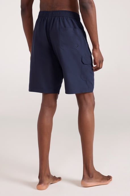 'Ocean' Men's Boardshorts with Adjustable Waist Quick Dry Swimming Trunks Navy - Image 3
