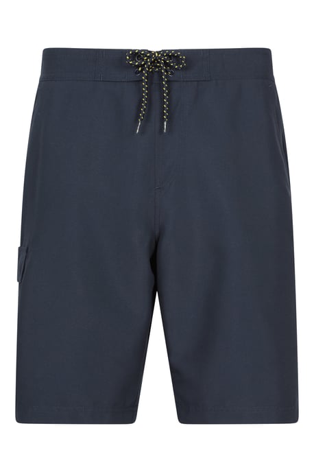 'Ocean' Men's Boardshorts with Adjustable Waist Quick Dry Swimming Trunks Navy - Image 4