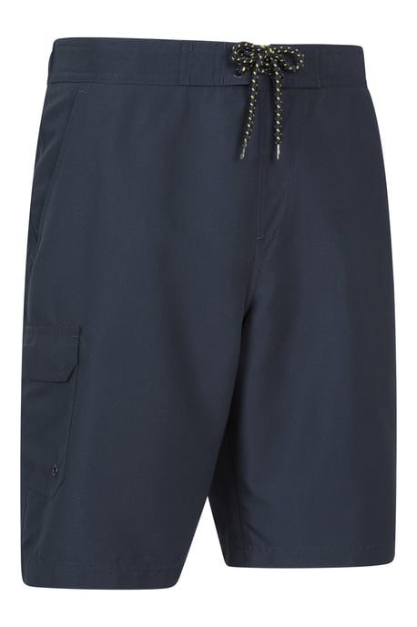 'Ocean' Men's Boardshorts with Adjustable Waist Quick Dry Swimming Trunks Navy - Image 5