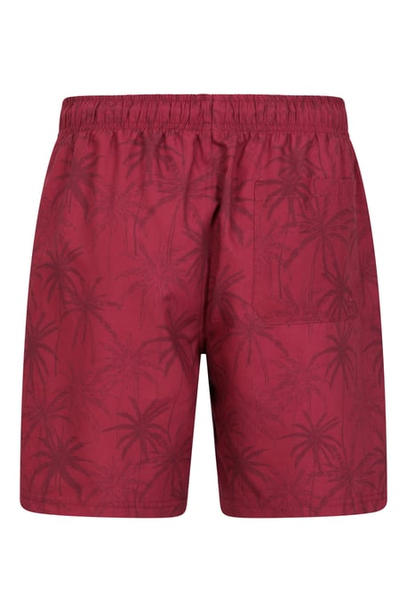 'Aruba' Men's Swim Shorts UV Protection Swimming Trunks - Pack of 2 Burgundy - Image 4