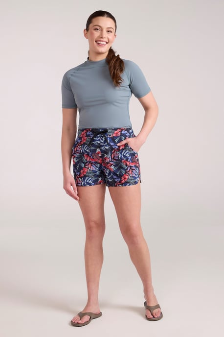 Women's Patterned Boardshorts Quick Dry UV Protection Stretchy Trunks Multicolour - Image 2
