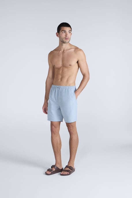 'Deep Dive' Men's Boardshorts Quick Dry Swimming Surfing Trunks Pale Blue - Image 2