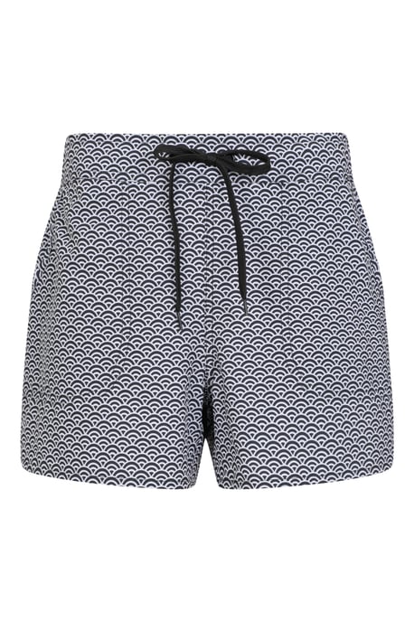 Women's Patterned Boardshorts Quick Dry UV Protection Stretchy Trunks Black - Image 5