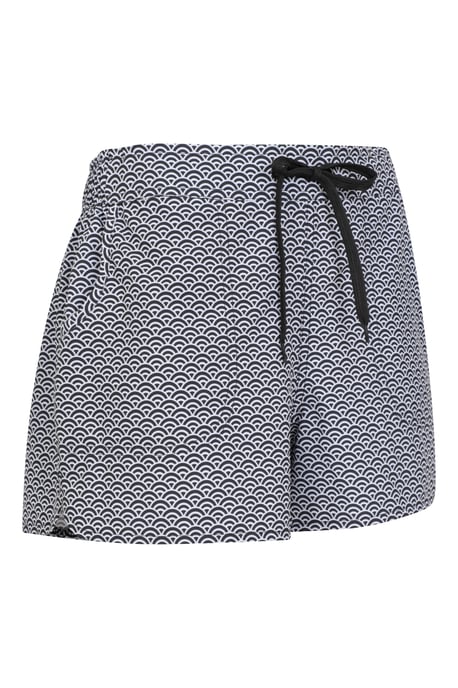 Women's Patterned Boardshorts Quick Dry UV Protection Stretchy Trunks Black - Image 6