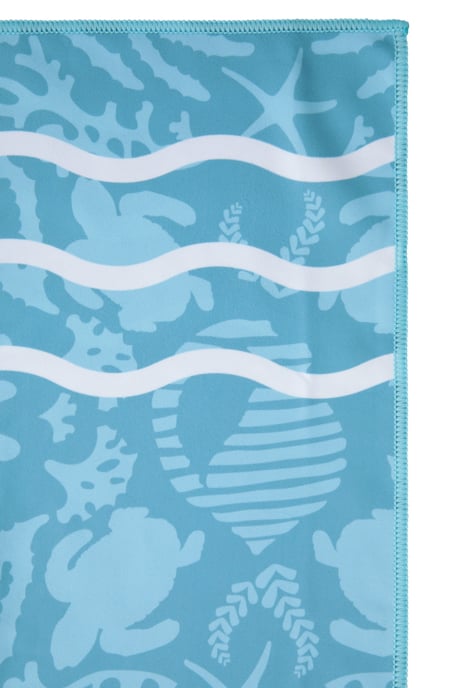 Kids Printed Microfibre Towel Soft Quick Drying Lightweight Highly Absorbent Mint - Image 4
