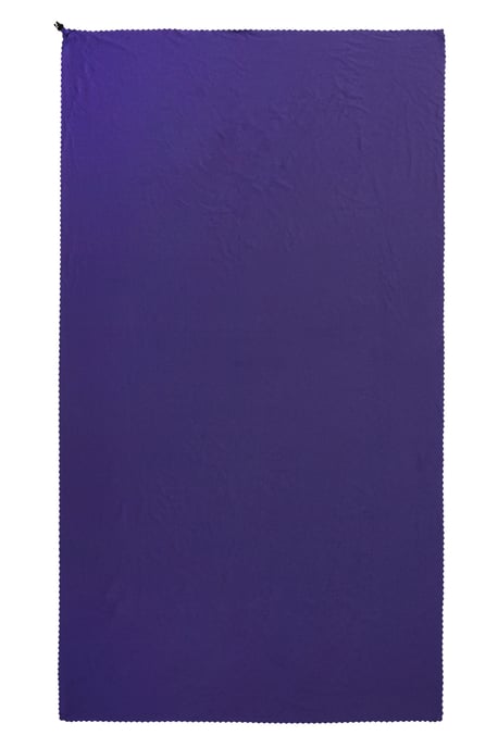 Large Clip Microfibre Travel Towel Highly Absorbent Soft Quick Dry Lightweight Purple - Image 4