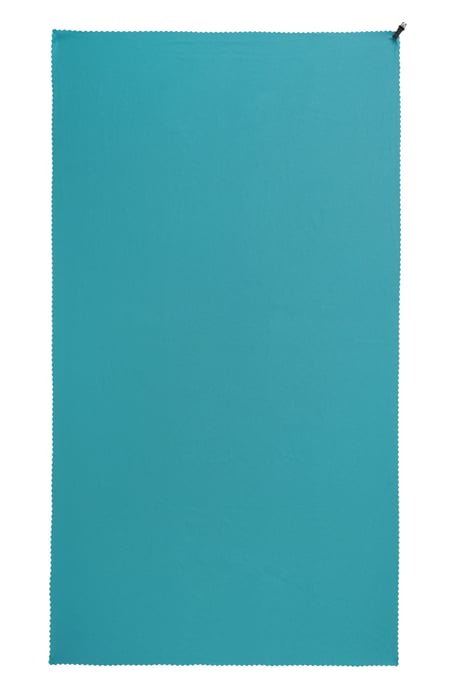 Large Clip Microfibre Travel Towel Highly Absorbent Soft Quick Dry Lightweight Teal - Image 4