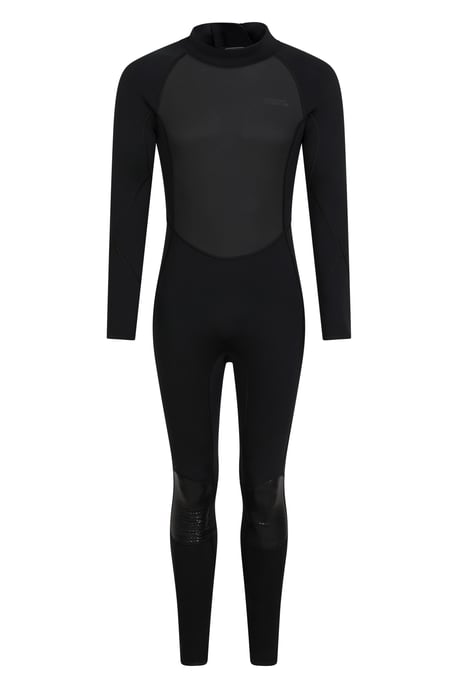 Men's Full Length Neoprene Wetsuit with Easy Glide Zip Swimwear Black - Image 6