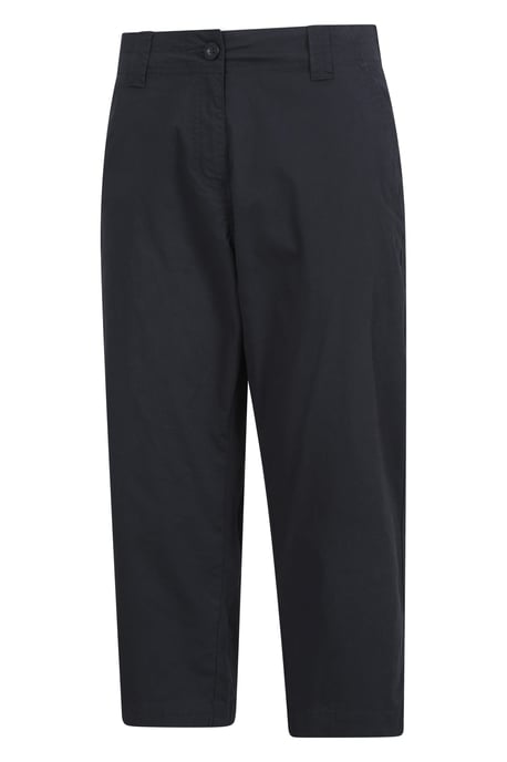 'Coastal' Women's Capri Pants Stretchy Breathable Short Trousers Black - Image 6