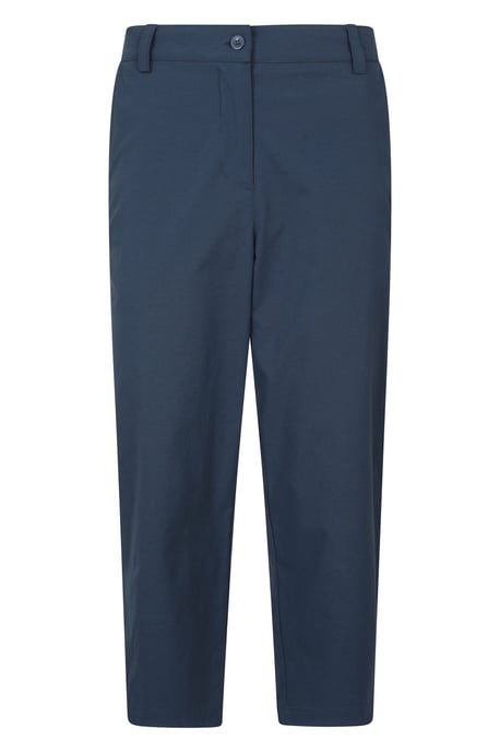 'Delta' Women's Capri Pants Stretchy Sun Protection Trousers Navy - Image 5