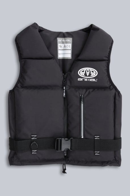 'Mist' Adult Buoyancy Aid Adjustable High Visibility Water Safety Life Jacket Black - Image 1