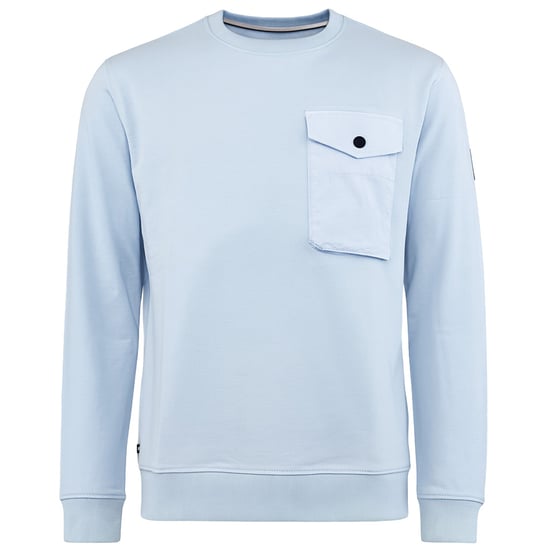 Weekend Offender Kesey Mens Light Blue Sweater - Image 1