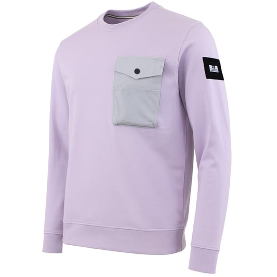 Weekend Offender Kesey Mens Purple Sweater - Image 2