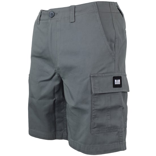 Weekend Offender High Desert Mens Dark Grey Shorts - Image 2