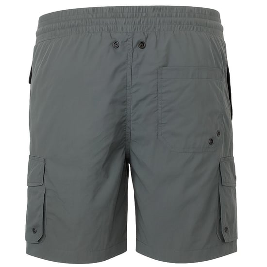 Weekend Offender Olympia Mens Dark Grey Shorts - Image 3
