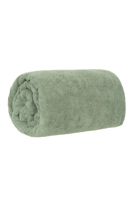 Giant Micro Towelling Travel Towel Quick Dry Lightweight Soft Highly Absorbent Khaki - Image 4