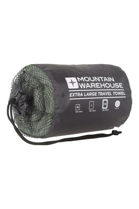 Giant Micro Towelling Travel Towel Quick Dry Lightweight Soft Highly Absorbent Khaki - Image 6