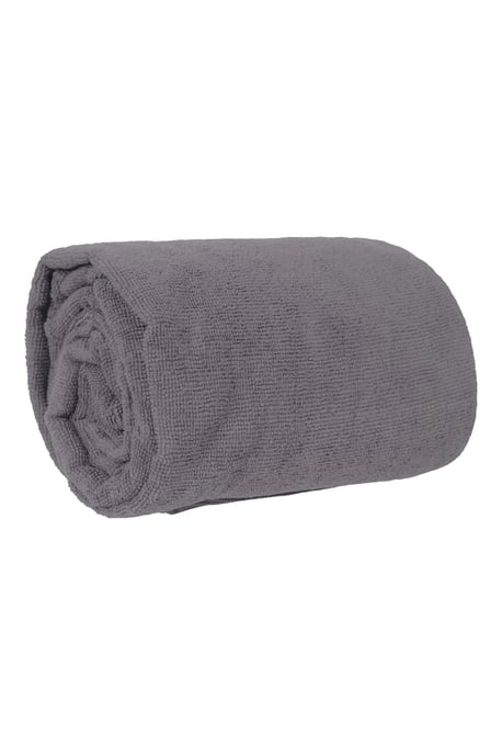 Giant Micro Towelling Travel Towel Quick Dry Lightweight Soft Highly Absorbent Charcoal - Image 4