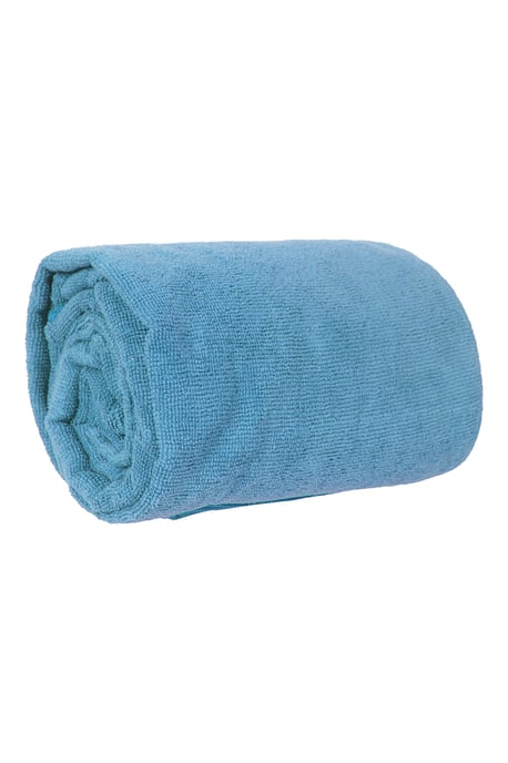 Giant Micro Towelling Travel Towel Quick Dry Lightweight Soft Highly Absorbent Teal - Image 4