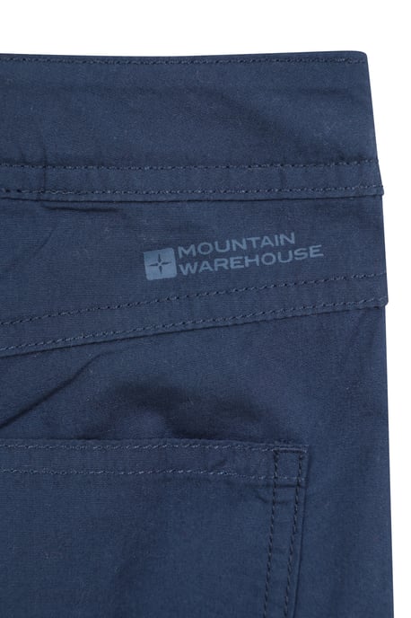 'Shore' Kids Capri Trousers with Pockets Casual Everyday Pants Navy - Image 5
