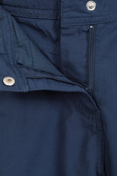 'Shore' Kids Capri Trousers with Pockets Casual Everyday Pants Navy - Image 6