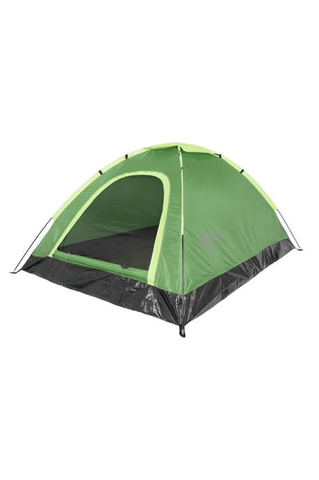 'Festival Fun' Unisex 2 Man Tent Sewn in Groundsheet Water Resistant Camping Accessory Green - Image 2