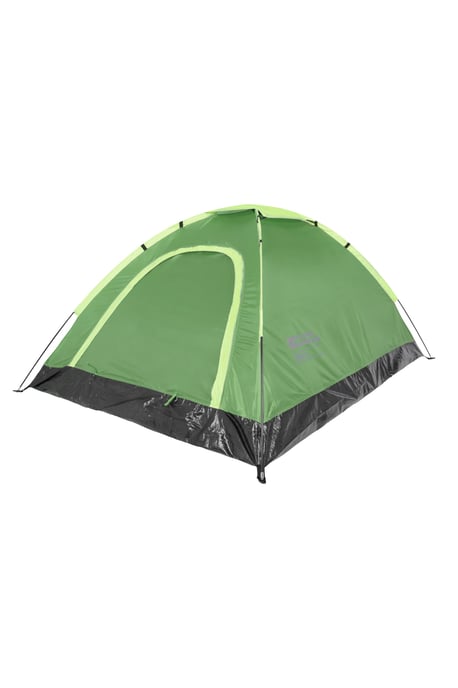 'Festival Fun' Unisex 2 Man Tent Sewn in Groundsheet Water Resistant Camping Accessory Green - Image 3