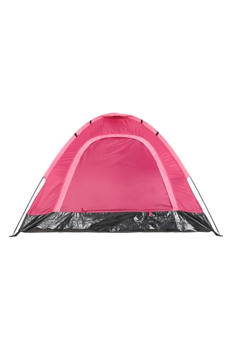 'Festival Fun' Unisex 2 Man Tent Sewn in Groundsheet Water Resistant Camping Accessory Pink - Image 4