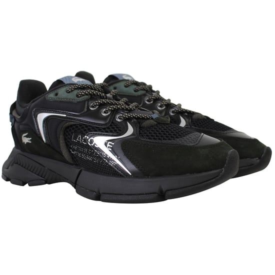 Lacoste L003 Neo 124 2 Mens Black Trainers - Image 2