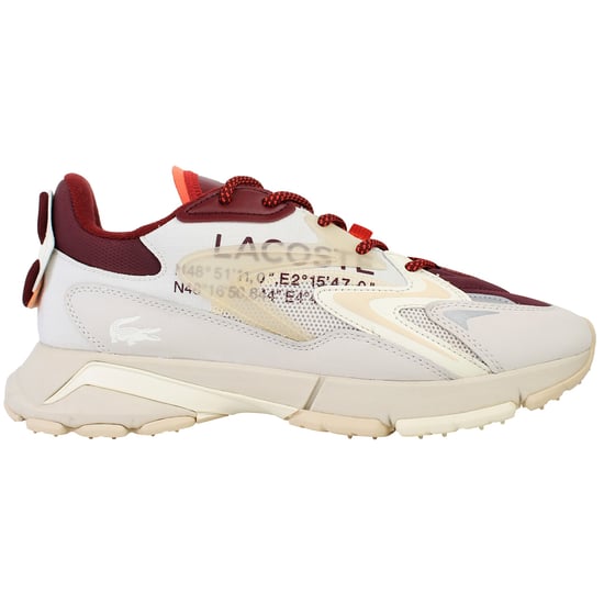 Lacoste L003 Neo Tech 224 1 Mens Off White Trainers - Image 1