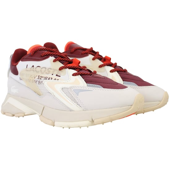 Lacoste L003 Neo Tech 224 1 Mens Off White Trainers - Image 2