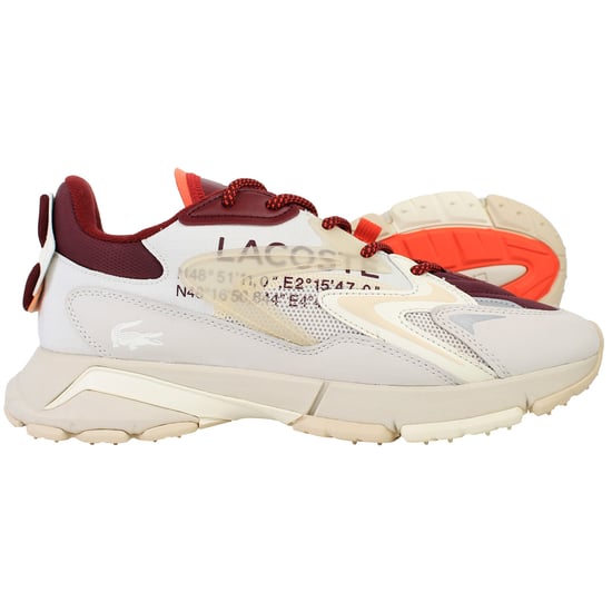 Lacoste L003 Neo Tech 224 1 Mens Off White Trainers - Image 4