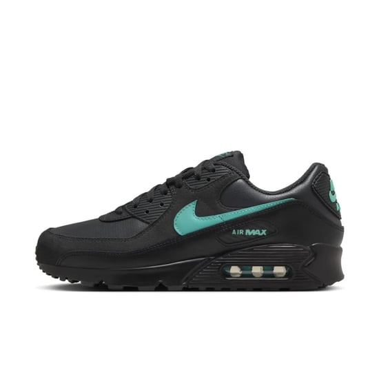 Nike Air Max 90 Men’s Trainers Dark Smoke Grey/Clear Jade II/Black/White - Image 2