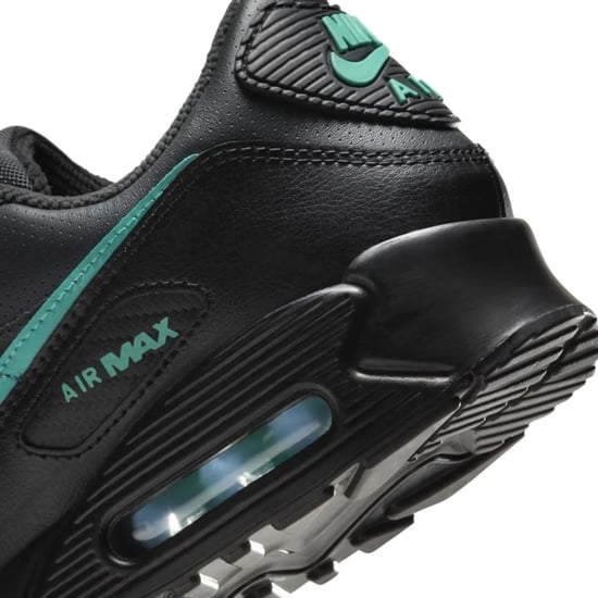 Nike Air Max 90 Men’s Trainers Dark Smoke Grey/Clear Jade II/Black/White - Image 3