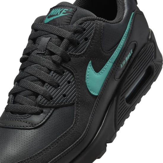 Nike Air Max 90 Men’s Trainers Dark Smoke Grey/Clear Jade II/Black/White - Image 4